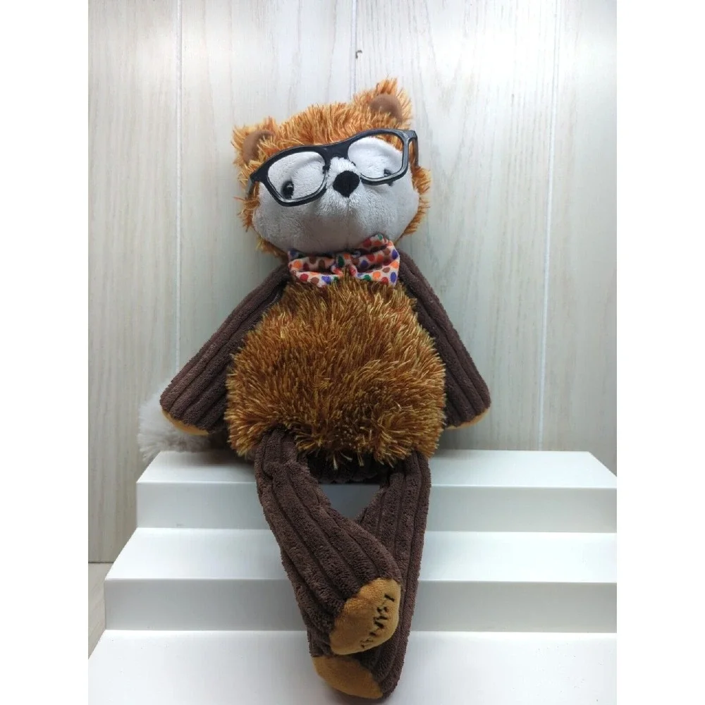 Scentsy Buddy Fallon Fox plush GLASSES Crooked Clean Breeze scent‎ pack pak